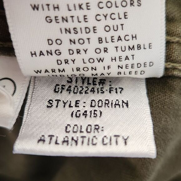 GRLFRND DORIAN Atlantic CITY Green Oversized Cropped Jacket L - Picture 11 of 11